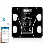 Elektroonilised vannitoa kaalud 180 kg Bluetooth karastatud klaas OKOK +AKU