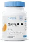 Osavi VITAMIN D3 2000 IU + K2 100 mcg toidulisand, 60 kapslit