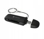 Natec Scarab C NCZ-2365 USB Type-C SD/microSD must m&auml;lukaartide lugeja