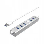 Unitek Y-3090 USB jagaja, 7x USB 3.0, toiteadapteriga