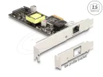 Delock 88506 v&otilde;rgukaart, PCIe x1, 1x RJ45, 2,5 Gb/s LAN, PoE+