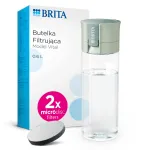 Veefiltriga pudel BRITA Vital Pastel Green 0,6 l koos 2 filtriga