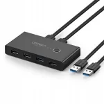 UGREEN USB jagaja, 4 pesa, 3.2 Gen 1, 5 Gb/s, arvutile l&uuml;liti