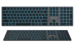 BESTLA PRO traadita klaviatuur, valgustusega, BT, 2,4 GHz, &otilde;huke