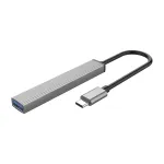 USB-C jaam 4 USB-A pesaga, alumiiniumkorpusega, &uuml;hilduv Windowsi ja Maciga
