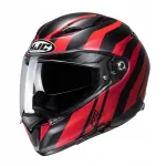 Motomatkuri kiiver HJC F70 Galla must/punane, M suurus
