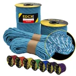 Peegeldav paracord EDCX 4,4 mm, 15 m, Skylight