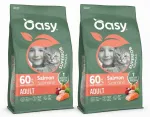 Oasy SUPERIOR koeratoit l&otilde;hega t&auml;iskasvanutele, 2 x 1,5 kg