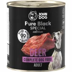 John Dog Pure Black Special Edition koerakonserv hirvelihaga, 800 g