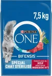 PURINA ONE steriliseeritud kassidele kuiv toit veiselihaga, 7,5 kg x2
