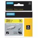 DYMO IND Rhino kuumuskahanemislint, 19 mm x 1,5 m, kollane / must