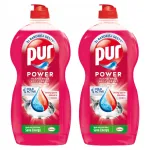 Pur Raspberry & Red Currant n&otilde;udepesuvahend, 2 x 1,2 l