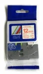 Brother TZ-232 / TZe-232 kleeplint, 12 mm, valge punase tekstiga