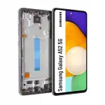 Ekraan raamiga Samsung Galaxy A52 5G, must