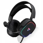Gaming k&otilde;rvaklapid mikrofoniga MODECOM VOLCANO PROMETHEUS USB LED RGB