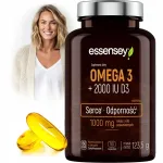 Toidulisand Omega 3 + Vitamiin D3 FORTE MAX, 90 p&auml;eva