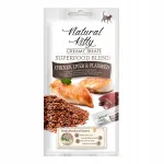 Natural Kitty kreemjas maiustus kassidele, kana ja maksaga, 48 g