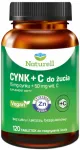Toidulisand NATURELL Tsink 15 mg + C-vitamiin 50 mg, 120 n&auml;rimistabletti