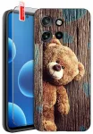 Korpus Motorola Moto EDGE 50 Neo Patterns, silikoonist, 9H klaasiga