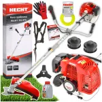 Bensiininiiduk HECHT 152BTS, 52 cm&sup3;, 2 HP, rihmade, 2 pea, ketta, &otilde;li ja niidirulliga