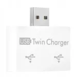 USB jaotur, 2 pesa, valge
