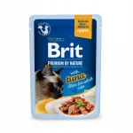 Brit Premium kassitoit tuunikala fileet&uuml;kkidega želees 85 g
