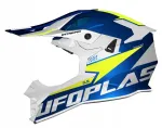 UFO INTREPID motokrossi kiiver, valge/sinine, S suurus