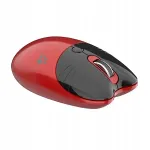 Juhtmevaba hiir MOFII M3DM Cat, must/punane, 1600 DPI, BT, 2.4G