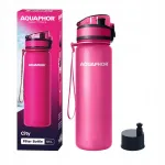 Aquaphor City 0,5 l roosa veepudel filtriga