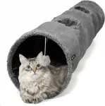 Kassi tunnel palliga BOTC, hall, 130 cm, 30 cm l&auml;bim&otilde;&otilde;duga