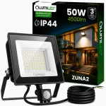 Lumiled 50W must LED-prožektor liikumisanduriga 4500 lm k&uuml;lm valge