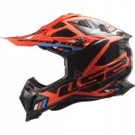 Motojuhi kiiver LS2 MX700 Subverter Evo, oranž/must, S suurus