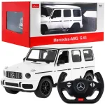 Kaugjuhtimisega Mercedes-AMG G63 valge RASTAR 1:14, 2,4 GHz pult