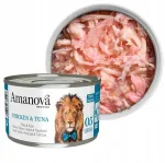 AMANOVA niiske kassitoit kanaliha ja tuunikalaga puljongis, 70 g