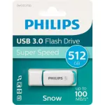 Philips USB m&auml;lupulk 512GB, USB 3.0, Snow Edition, roheline