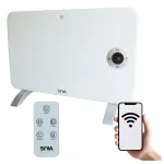 Elektriline konvektor 1500W, valge, WiFi termostaadiga