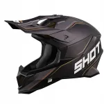Krossikiiver SHOT LITE PRISM must-kuldne, suurus L