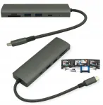 USB-C jaotus Fujitsu s&uuml;learvutitele PD laadimise, SD ja microSD kaardilugejaga