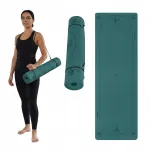 XTREXO EcoGrip libisemiskindel jooga matt 6 mm, roheline, kerge