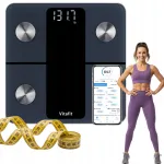 Vannitoa kaalud Vitafit VT701 Bluetooth mustad