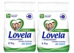 Lovela Family pesupulber valgetele riietele, naha&auml;rritusttekitamatu, 2 x 2,1 kg, 28 pesukorda