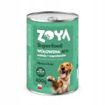 Koerte konserveeritud toit ZOYA veise-, suvik&otilde;rvitsa ja porgandiga, 400 g