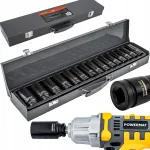 10&ndash;30 mm otsikute komplekt 15 tk, 1/2", 78 mm, CrV, karbis