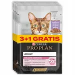 PURINA PRO PLAN Nutri Savour m&auml;rg kassitoit kalkunilihaga, 85 g, 4 tk (3+1 tasuta)