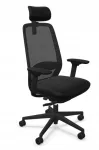 Kontoritool Elovie Ergonomic, must, seljatoega, NOWY STYL