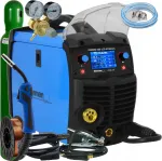 Keevitusmasin SHERMAN 205 LCD SYNERGIC MIG MAG MMA TIG FLUX 200A 230V, komplekt 4 tk
