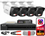 Hikvision 4MPx PoE v&auml;liskaamerad 4 tk IPC-B140HA-LUC