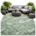 Veekindel v&auml;listingimustes kasutatav vaip 120x170 cm terrassile ja r&otilde;dule