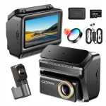 DDPAI Z90 Pro 4K HDR salvestusseade tagakaameraga, 4G mooduli ja 128GB-ga