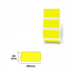 Sildid NIIMBOT, kollased, 40x20 mm, 320 tk, sobib B1, B21/B21 Pro, B3S